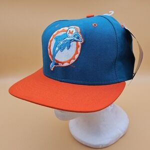 Vintage Miami Dolphins Hat Cap New Era Snapback NWT Deadstock Light USA Team NFL
